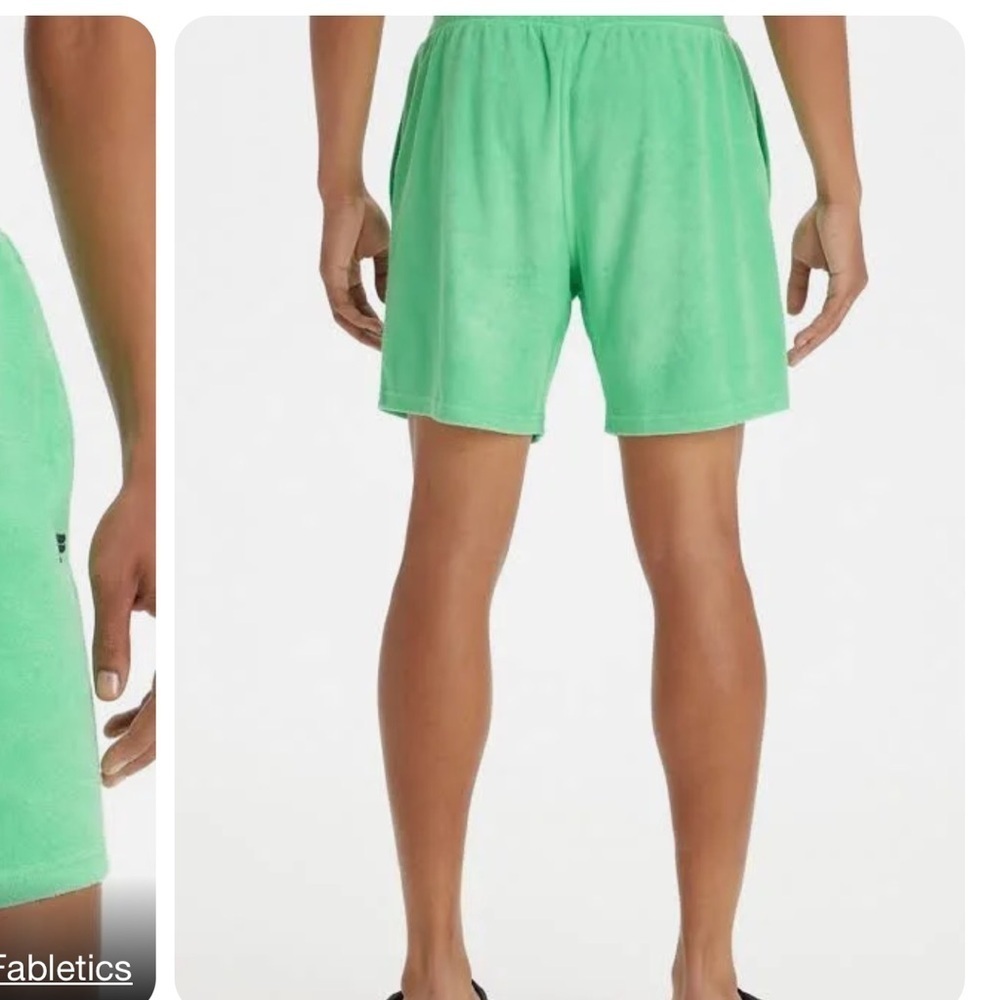 Fabletics Men's Athletic Shorts in Mint Green
